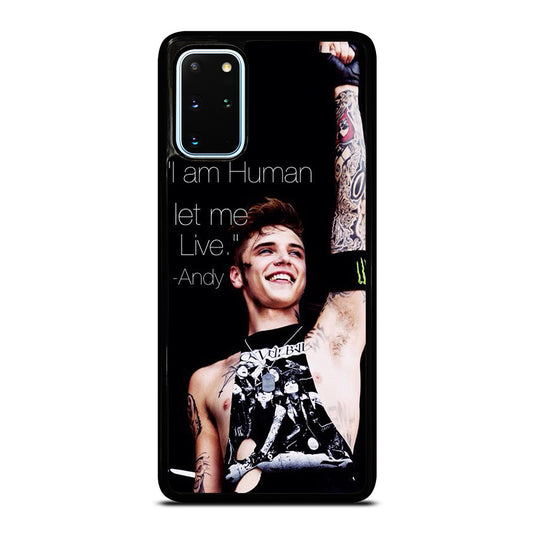 ANDY BIERSACK BLACK VEIL BRIDES QUOTE Samsung Galaxy S20 Plus Case Cover