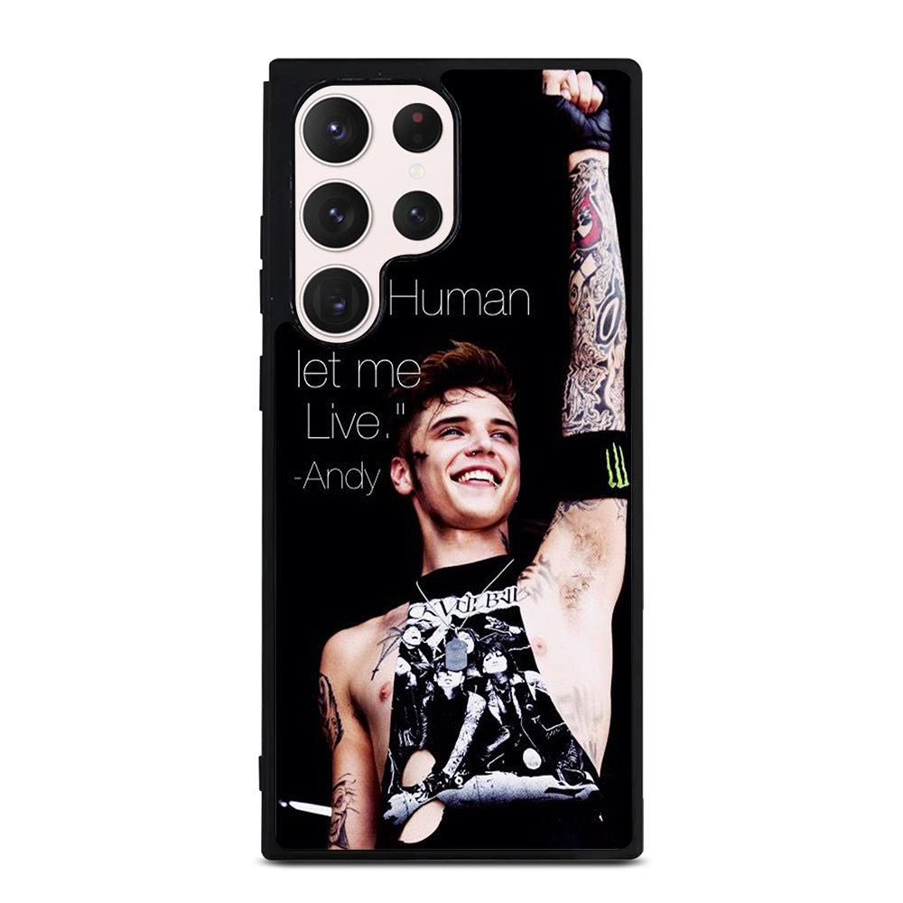 ANDY BIERSACK BLACK VEIL BRIDES QUOTE Samsung Galaxy S23 Ultra Case Cover