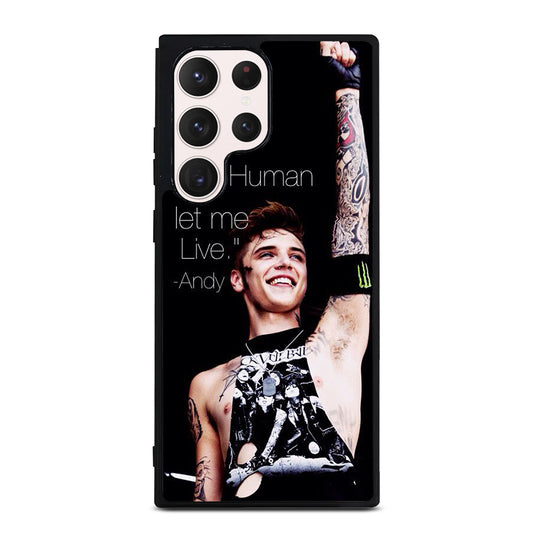 ANDY BIERSACK BLACK VEIL BRIDES QUOTE Samsung Galaxy S23 Ultra Case Cover