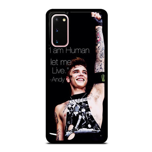 ANDY BIERSACK BLACK VEIL BRIDES QUOTE Samsung Galaxy S20 Case Cover