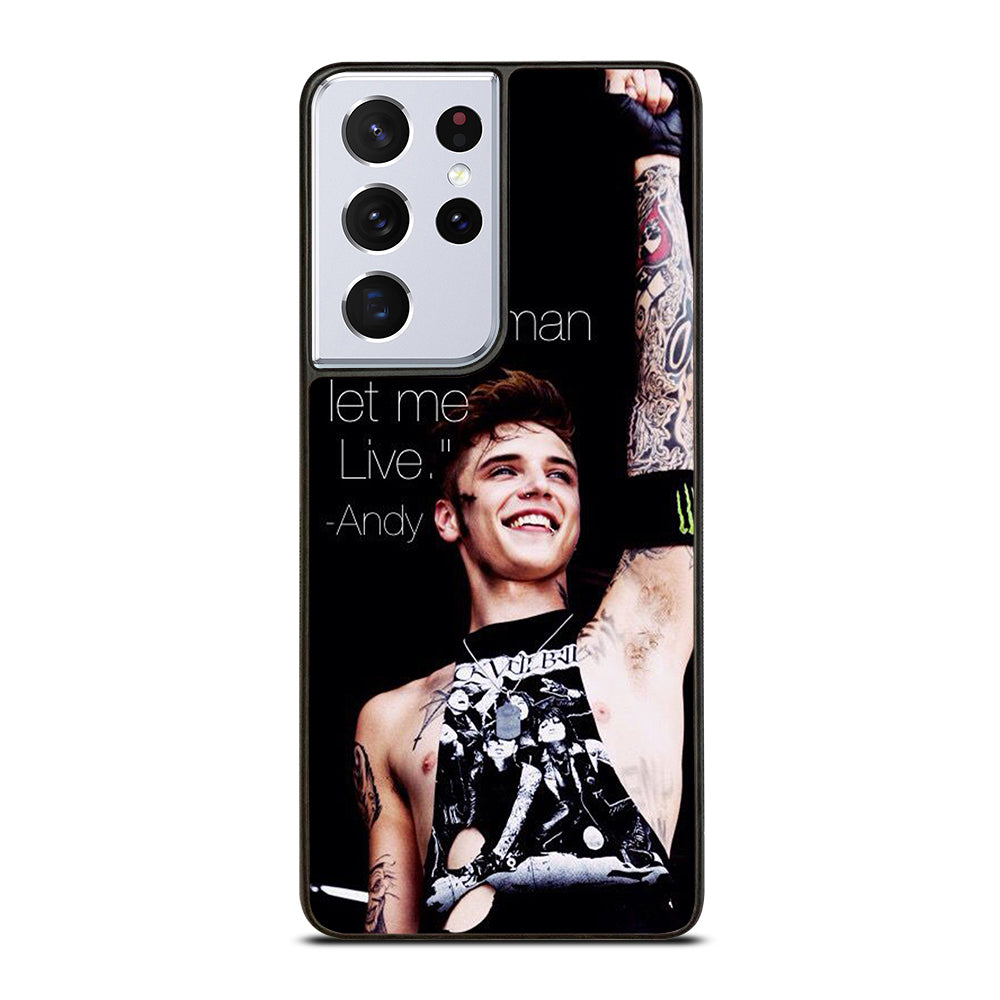 ANDY BIERSACK BLACK VEIL BRIDES QUOTE Samsung Galaxy S21 Ultra Case Cover