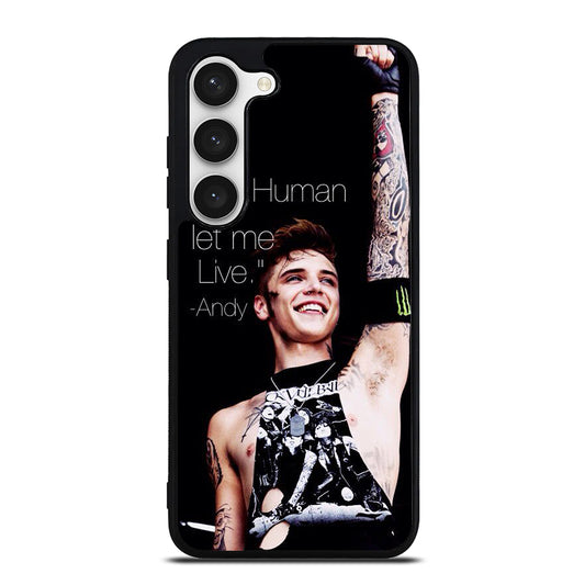 ANDY BIERSACK BLACK VEIL BRIDES QUOTE Samsung Galaxy S23 Case Cover