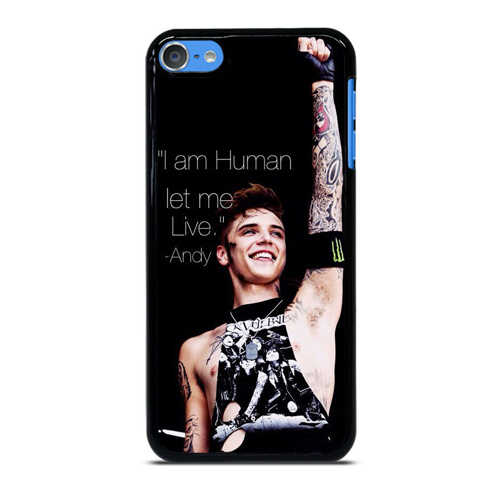 ANDY BIERSACK BLACK VEIL BRIDES QUOTE iPod Touch 7 Case Cover