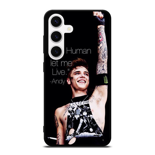 ANDY BIERSACK BLACK VEIL BRIDES QUOTE Samsung Galaxy S24 Case Cover