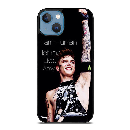 ANDY BIERSACK BLACK VEIL BRIDES QUOTE iPhone 13 Case Cover
