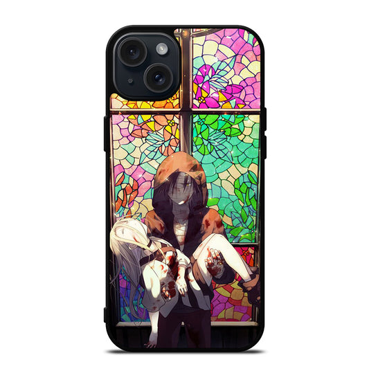 ANGELS OF DEATH STAINED GLASS iPhone 15 Plus Case Cover