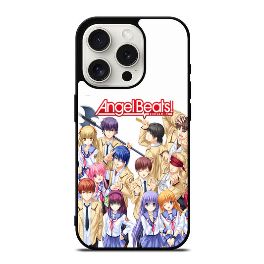 ANGEL BEATS ALL CHARACTER iPhone 15 Pro Case Cover