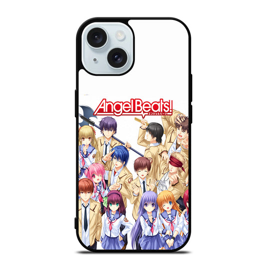 ANGEL BEATS ALL CHARACTER iPhone 15 Case Cover