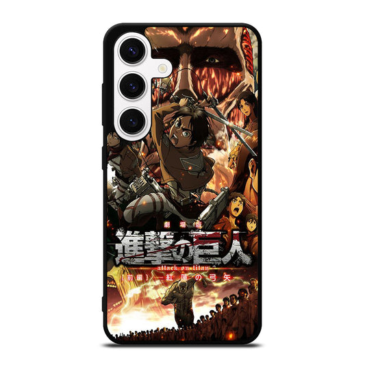 ANIME ATTACK ON TITAN CHARACTER Samsung Galaxy S24 Case Cover