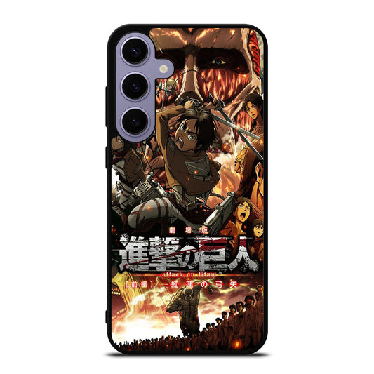 ANIME ATTACK ON TITAN CHARACTER Samsung Galaxy S24 Plus Case Cover