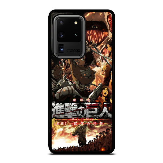 ANIME ATTACK ON TITAN CHARACTER Samsung Galaxy S20 Ultra Case Cover