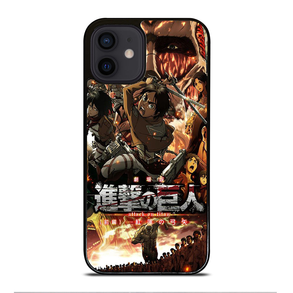 ANIME ATTACK ON TITAN CHARACTER iPhone 12 Mini Case Cover