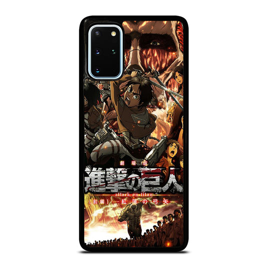 ANIME ATTACK ON TITAN CHARACTER Samsung Galaxy S20 Plus Case Cover
