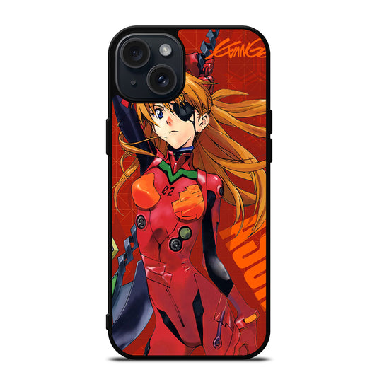 ANIME EVANGELION ASUKA iPhone 15 Plus Case Cover