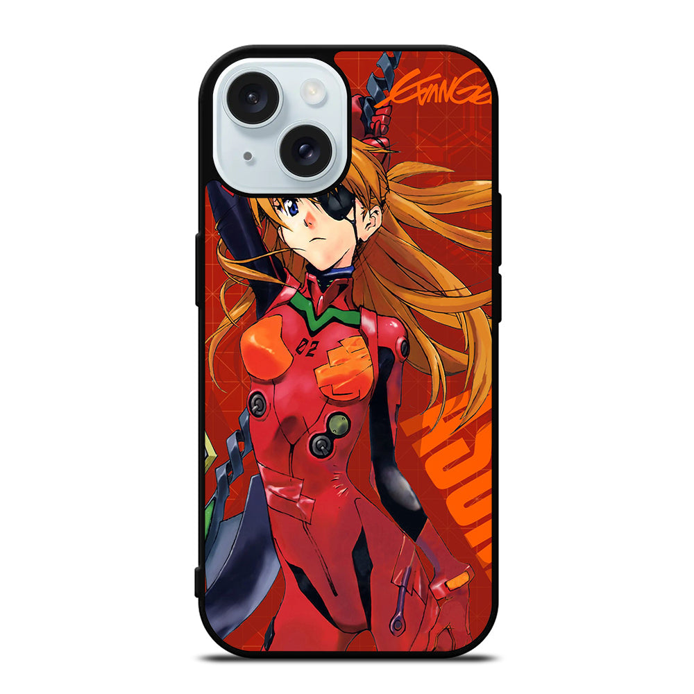 ANIME EVANGELION ASUKA iPhone 15 Case Cover