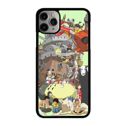 ANIME STUDIO GHIBLI ALL CARACTER iPhone 11 Pro Max Case Cover