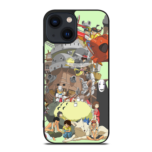 ANIME STUDIO GHIBLI ALL CARACTER iPhone 14 Plus Case Cover