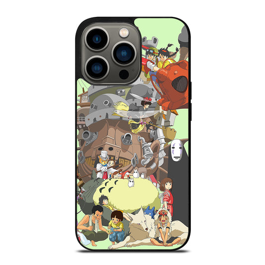 ANIME STUDIO GHIBLI ALL CARACTER iPhone 13 Pro Case Cover