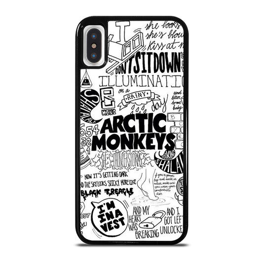 ARCTIC MONKEYS SONGS LYRIC iPhone X / XS Case Cover