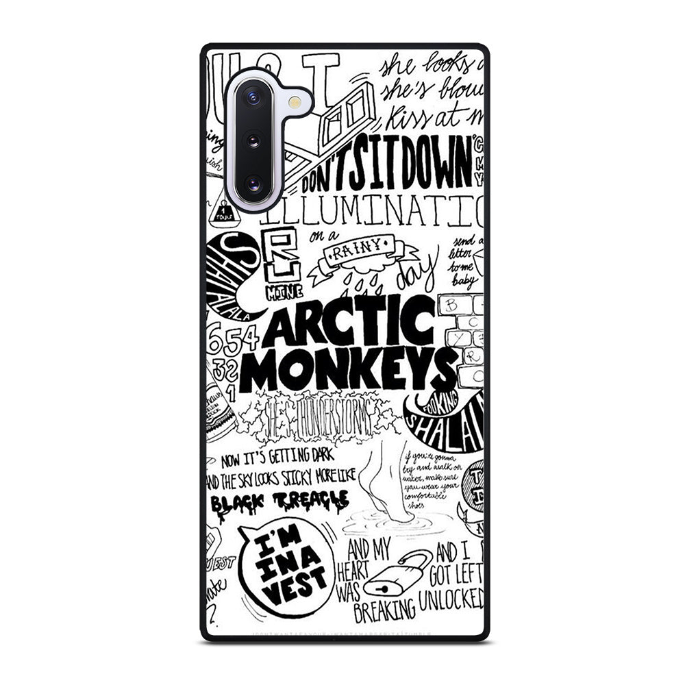 ARCTIC MONKEYS SONGS LYRIC Samsung Galaxy Note 10 Case Cover