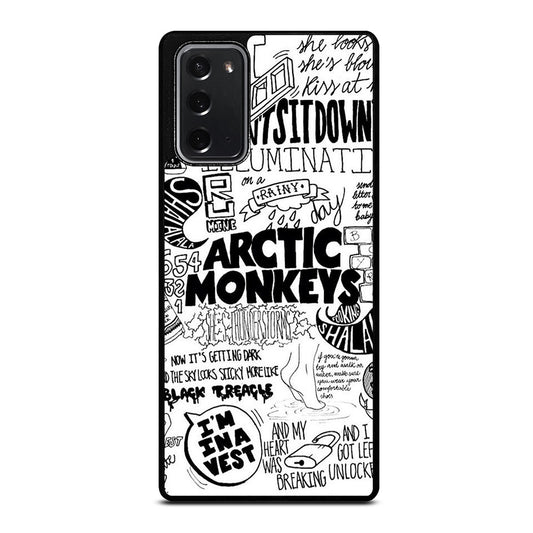 ARCTIC MONKEYS SONGS LYRIC Samsung Galaxy Note 20 Case Cover