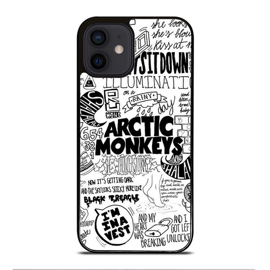 ARCTIC MONKEYS SONGS LYRIC iPhone 12 Mini Case Cover