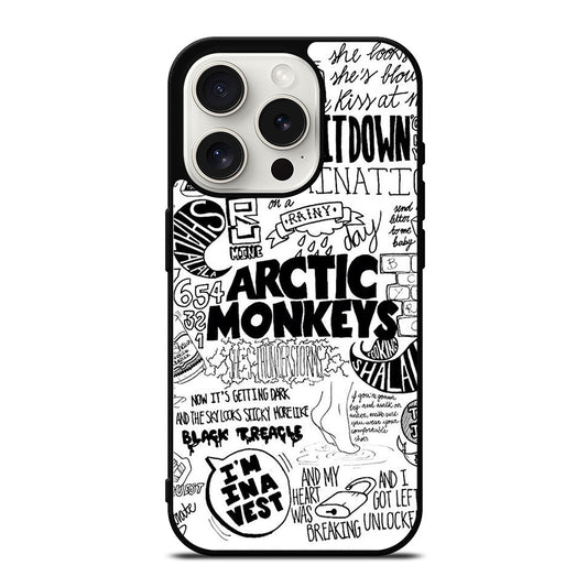 ARCTIC MONKEYS SONGS LYRIC iPhone 15 Pro Case Cover