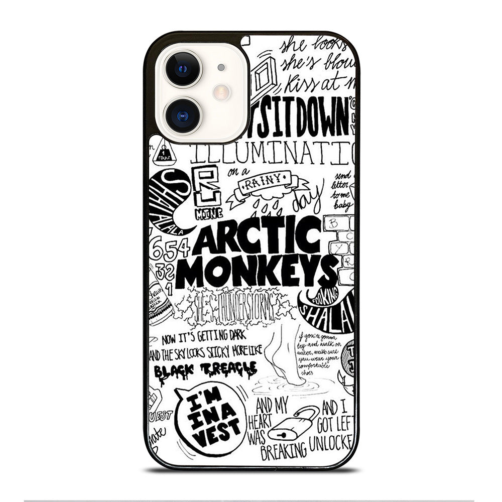 ARCTIC MONKEYS SONGS LYRIC iPhone 12 Case Cover