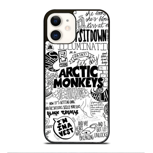 ARCTIC MONKEYS SONGS LYRIC iPhone 12 Case Cover