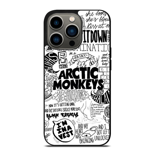 ARCTIC MONKEYS SONGS LYRIC iPhone 13 Pro Case Cover