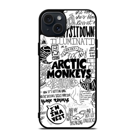ARCTIC MONKEYS SONGS LYRIC iPhone 15 Plus Case Cover