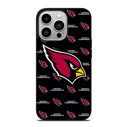 ARIZONA CARDINALS NFL PATTERN LOGO iPhone 14 Pro Case Cover