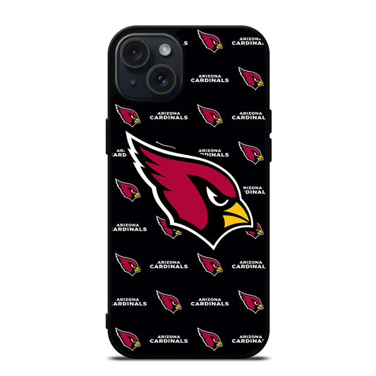 ARIZONA CARDINALS NFL PATTERN LOGO iPhone 15 Plus Case Cover
