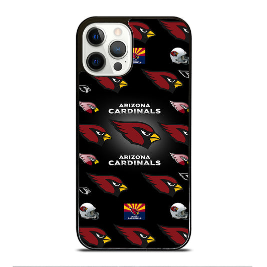 ARIZONA CARDINALS PATTERN LOGO iPhone 12 Pro Case Cover