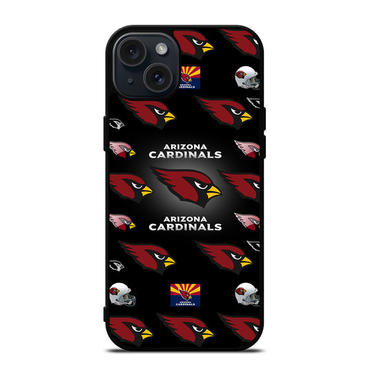ARIZONA CARDINALS PATTERN LOGO iPhone 15 Plus Case Cover
