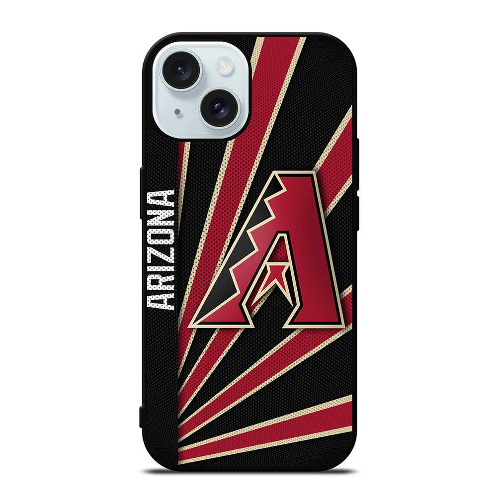 ARIZONA DIAMONDBACKS MLB LOGO 3 iPhone 15 Case Cover