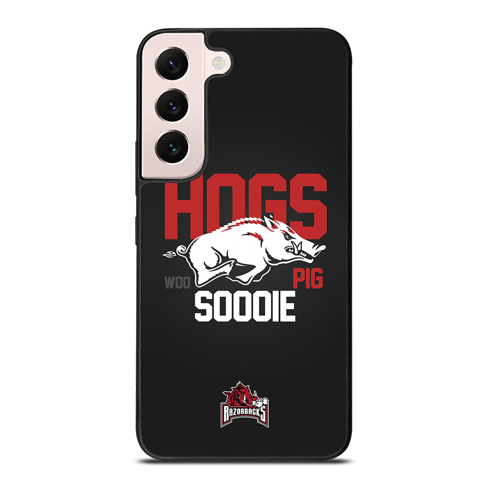 ARKANSAS RAZORBACKS HOGS WOO PIG SOODIE Samsung Galaxy S22 Plus Case Cover