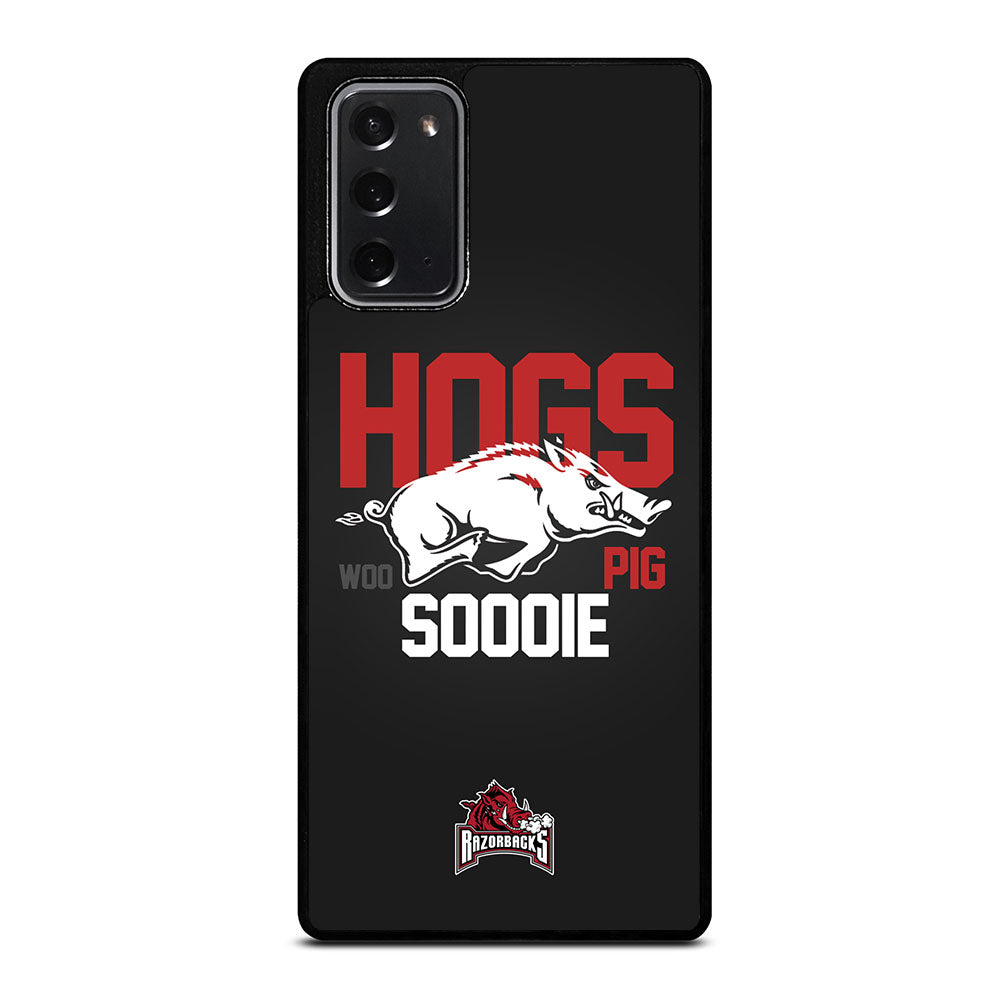 ARKANSAS RAZORBACKS HOGS WOO PIG SOODIE Samsung Galaxy Note 20 Case Cover