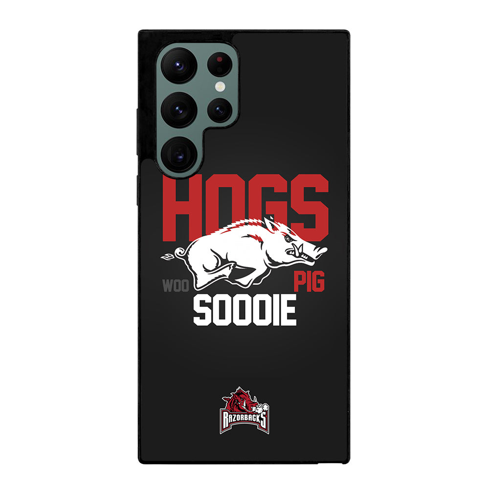 ARKANSAS RAZORBACKS HOGS WOO PIG SOODIE Samsung Galaxy S22 Ultra Case Cover