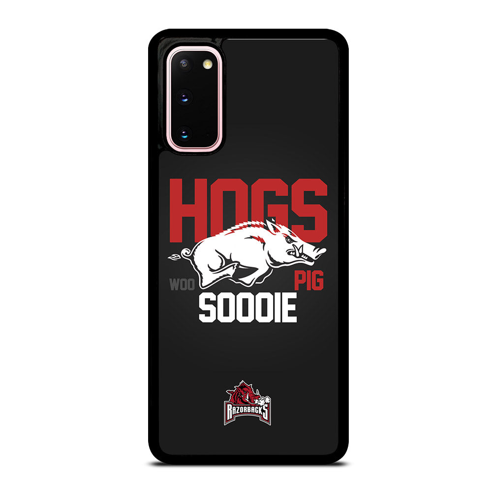 ARKANSAS RAZORBACKS HOGS WOO PIG SOODIE Samsung Galaxy S20 Case Cover