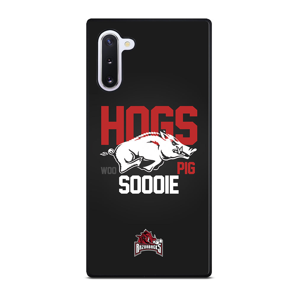 ARKANSAS RAZORBACKS HOGS WOO PIG SOODIE Samsung Galaxy Note 10 Case Cover