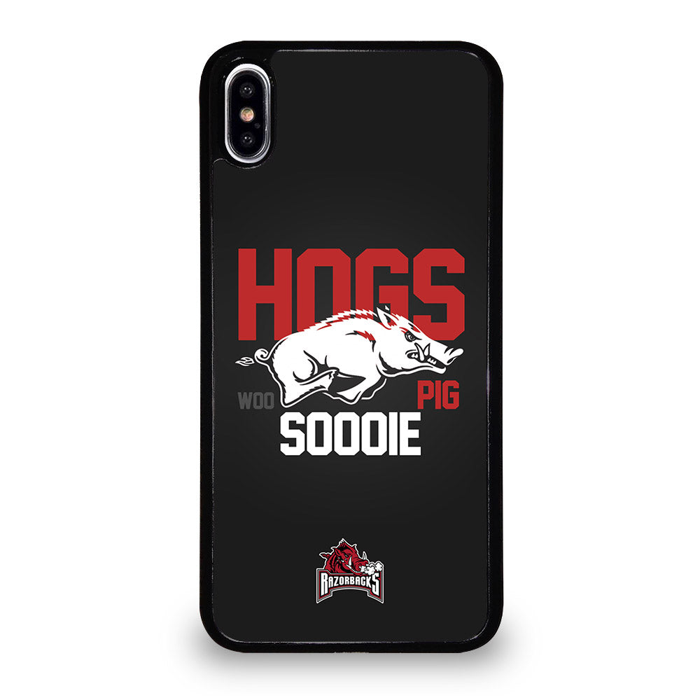 ARKANSAS RAZORBACKS HOGS WOO PIG SOODIE iPhone XS Max Case Cover