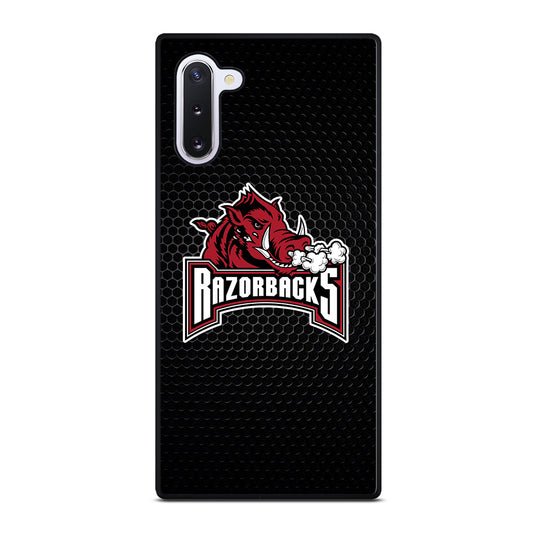 ARKANSAS RAZORBACKS METAL LOGO Samsung Galaxy Note 10 Case Cover