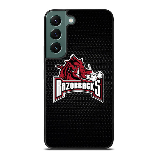 ARKANSAS RAZORBACKS METAL LOGO Samsung Galaxy S22 Case Cover