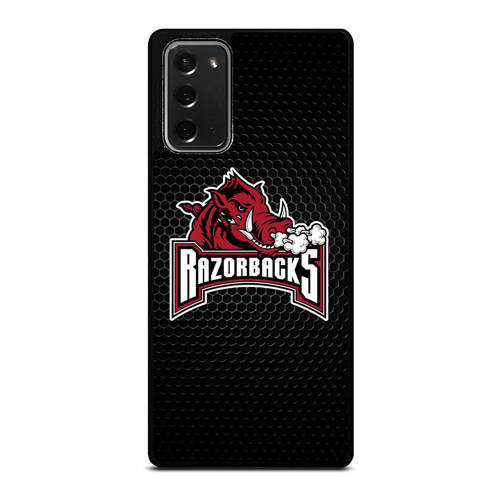 ARKANSAS RAZORBACKS METAL LOGO Samsung Galaxy Note 20 Case Cover