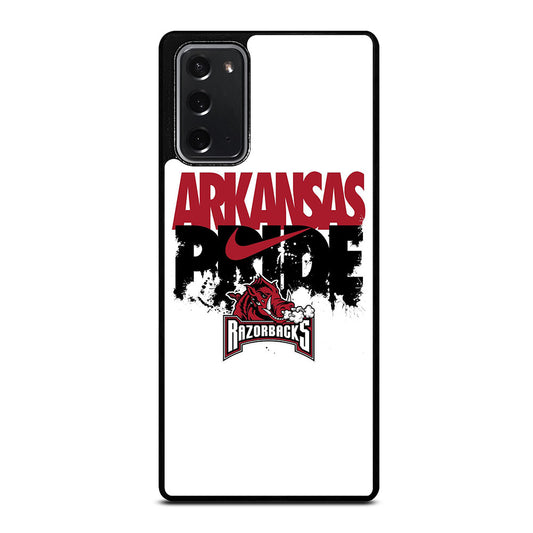 ARKANSAS RAZORBACKS PRIDE LOGO Samsung Galaxy Note 20 Case Cover