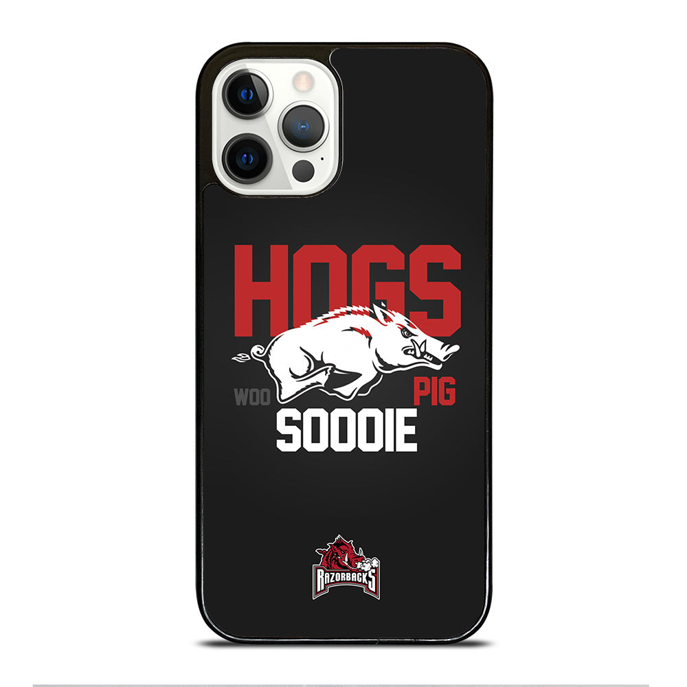 ARKANSAS RAZORBACKS HOGS WOO PIG SOODIE iPhone 12 Pro Case Cover