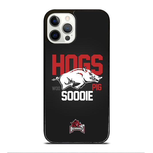 ARKANSAS RAZORBACKS HOGS WOO PIG SOODIE iPhone 12 Pro Case Cover