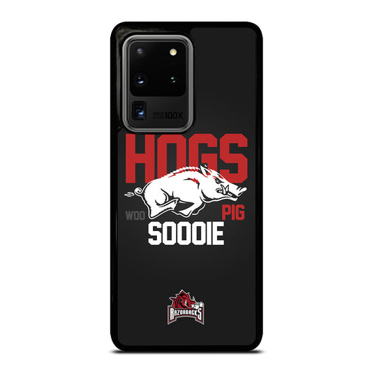 ARKANSAS RAZORBACKS HOGS WOO PIG SOODIE Samsung Galaxy S20 Ultra Case Cover