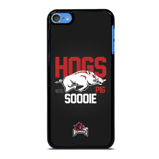 ARKANSAS RAZORBACKS HOGS WOO PIG SOODIE iPod Touch 7 Case Cover